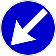 Passaggio obbligatorio a sinistra