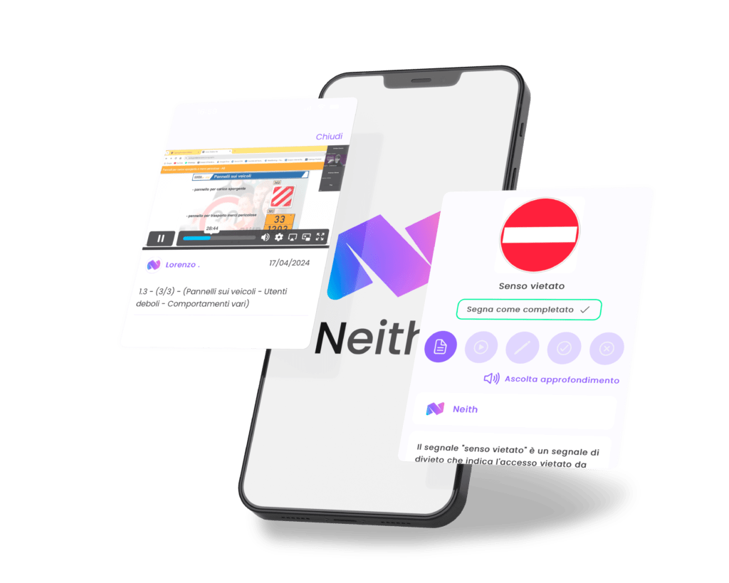 Smartphone mostra l'app Neith