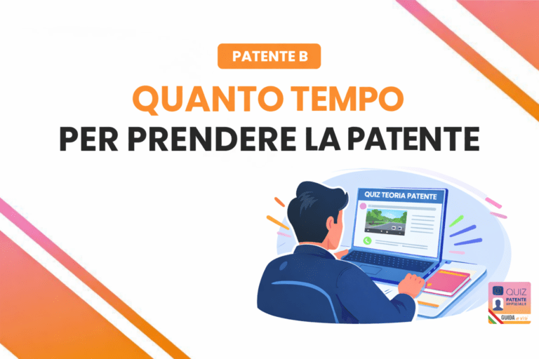 Quanto tempo ci vuole per prendere la patente B